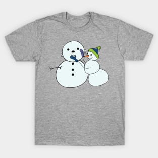 Copy of Snowman making snowman T-Shirt